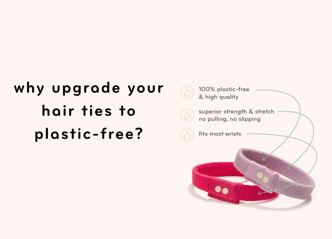 Zero Waste Hair Ties - Never Buy Synthetics Again! - Zero Waste