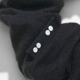 black organic cotton hair accessories #color_black