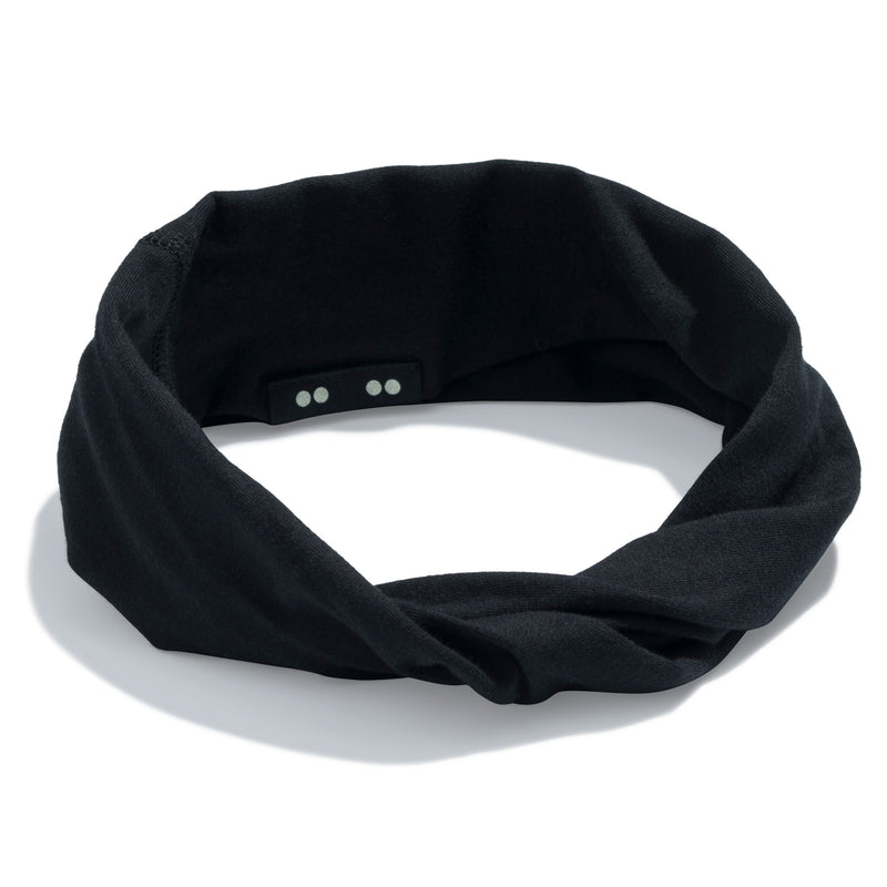 Twist Headband in Jet Black off-packaging #color_jet-black