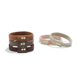 KOOSHOO organic hair ties earth tints colors stacked #color_earth-tints