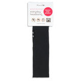 Black Organic Headband for fitness, beauty, and everyday #color_black