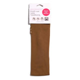 organic cotton twist headband in earth-tone brown #color_cocoa-brown