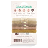 KOOSHOO plastic-free hair ties for blonde hair, light neutral palette for fine or thick hair #color_blond
