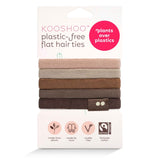 plastic-free hair ties for brunettes brown hair #color_earth-tints