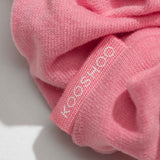 Best Quality Scrunchie - Pink Organic Cotton Soft on Hair, No-Pull, No-Damage #color_flamingo