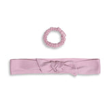 mini scrunchie and headband organic cotton #color_violet-ice