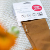 best selling organic cotton headbands #color_cocoa-brown