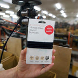 made in Japan plastic-free hair elastics #color_black-4-pack