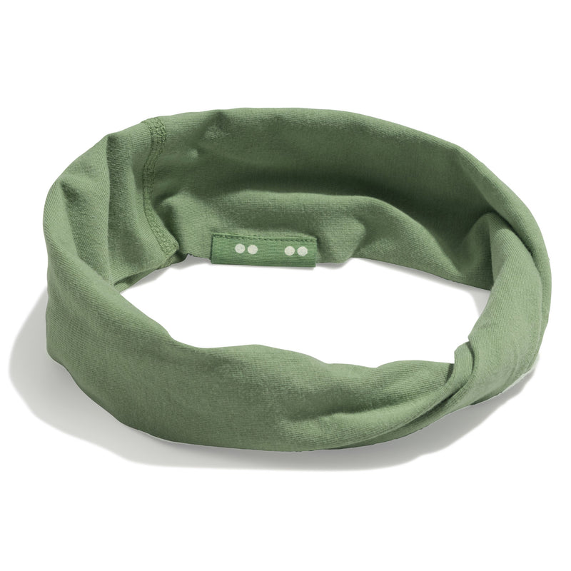 KOOSHOO organic twist headband watercress green off-packaging #color_watercress-green