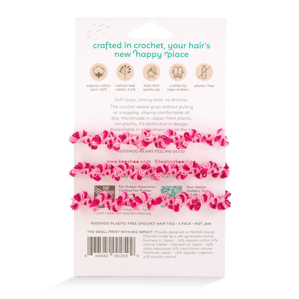 Crochet Hair Ties | Low Tension, No Snag Organic | KOOSHOO