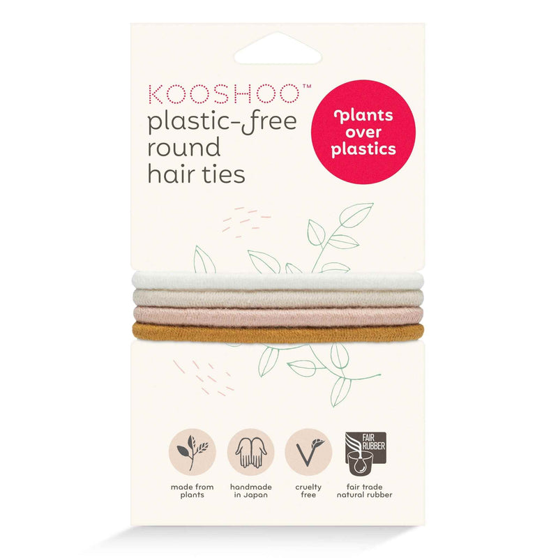 Plastic-free blond hair ties #color_golden-fibres-4-pack

