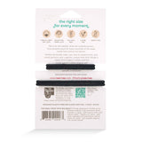 KOOSHOO mini midi precision hair ties black no crease plant-based
 #color_black