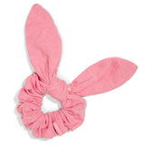 Pink Bow Scrunchie and Hair Tie for Best Silk Scrunchies #color_flamingo