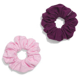 organic pink and purple scrunchies for sleep healthy hair #color_pink-beet