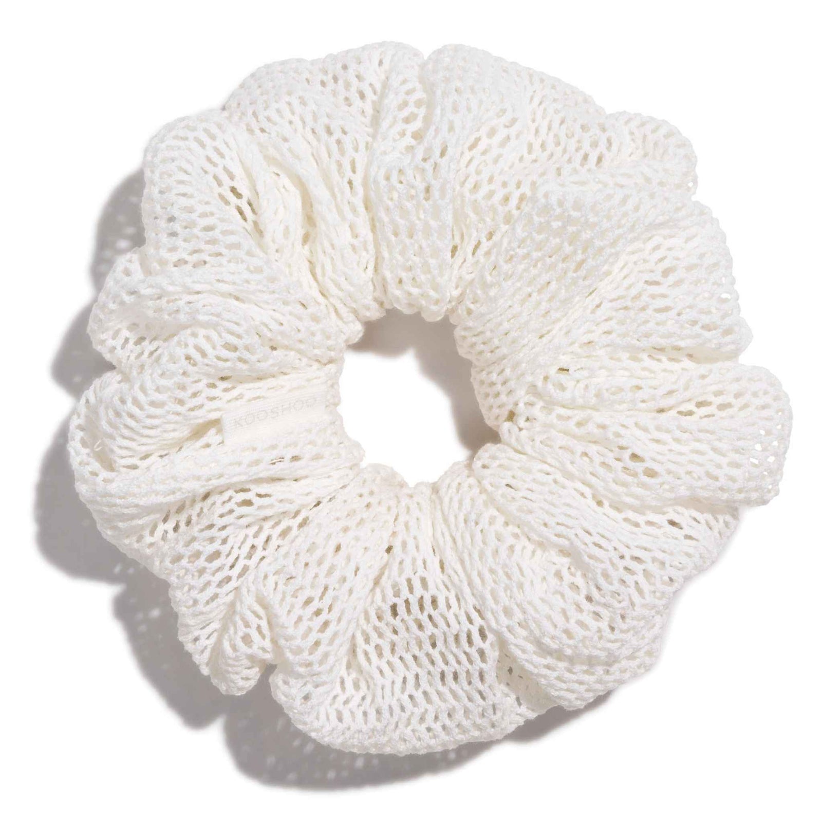 Sheer Honeycomb Scrunchie: Oversized, Plant-Based & Plastic  display picture 3
