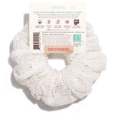 Big Sheer scrunchie - oversized organic cotton sustainable hair accessories and scrunchies #color_coconut-milk