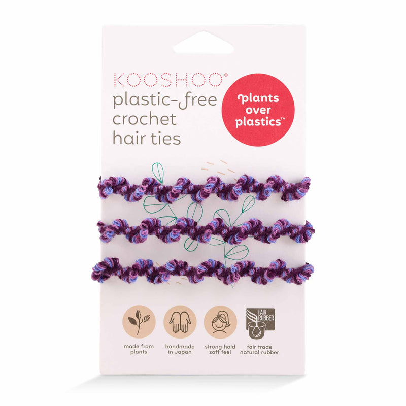 Crochet Hair Ties | Low Tension, No Snag Organic | KOOSHOO