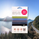Nature natural organic sustainable zero waste ethical eco hair ties #color_sea-to-sky