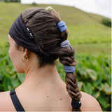 green blue black wide hair ties #color_sea-to-sky