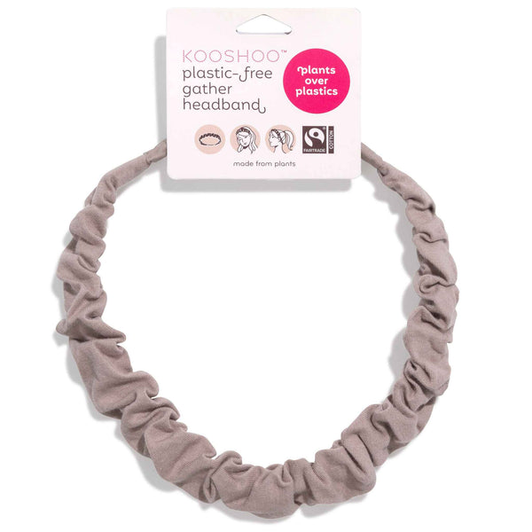Ruched Headband that holds hair like head scrunchie - clean beauty scrunchie #color_atmosphere