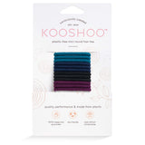 Front Image of KOOSHOO plastic-free round hair ties mini 12 pack dark hues	#color_dark-hues-12-pack