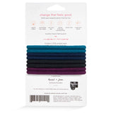 Back Image of KOOSHOO plastic-free round hair ties mondo 8 pack dark hues	#color_dark-hues-8-pack