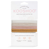 Front Image of KOOSHOO plastic-free round hair ties mondo 8 pack golden fibres	#color_golden-fibres-8-pack