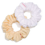 Summer scrunchie pair that is super soft and non-pulling off packaging #color_natural-light