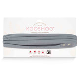 KOOSHOO organic twist headband in grounding gray. Handmade using fairtrade certified organic grey cotton #color_grounding-grey