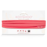 KOOSHOO organic twist headband in bright pink sugar coral. Consciously created sustainable multi-use design made from certified organic cotton #color_sugar-coral