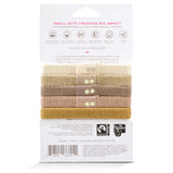 KOOSHOO plastic-free hair ties for blonde hair, light neutral palette for fine or thick hair #color_blond